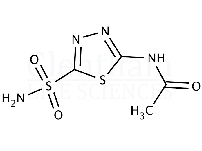 Acetazolamide Structure