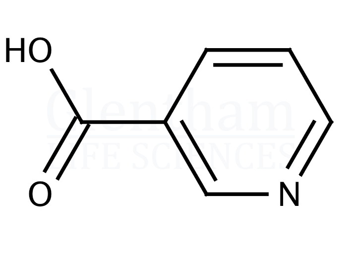 Structure for Nicotinic acid, EP grade (59-67-6)