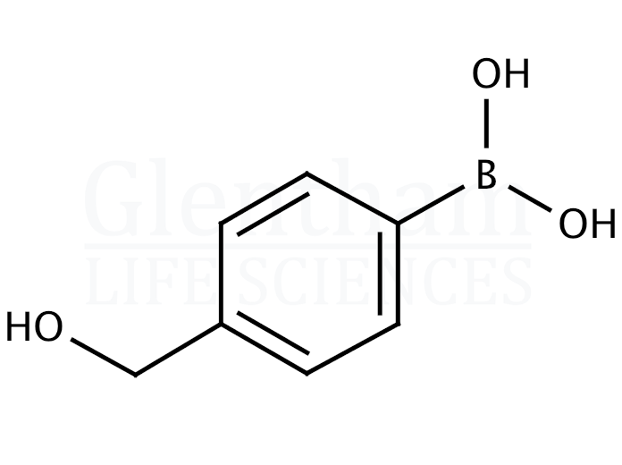 4-(Hydroxymethyl)phenylboronic acid Structure