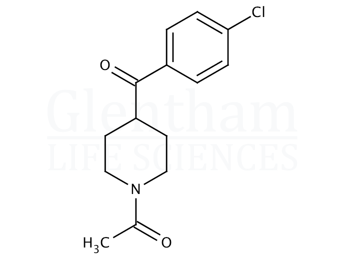 Structure for N-Acetyl-4-(4-chlorobenzoyl)-piperidine (59084-15-0)