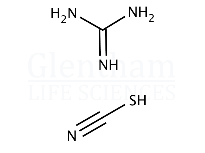 Structure for Guanidine thiocyanate solution, 4M in water (593-84-0)