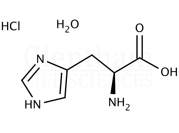 Structure for L-Histidine monohydrochloride monohydrate, GlenCell™, suitable for cell culture