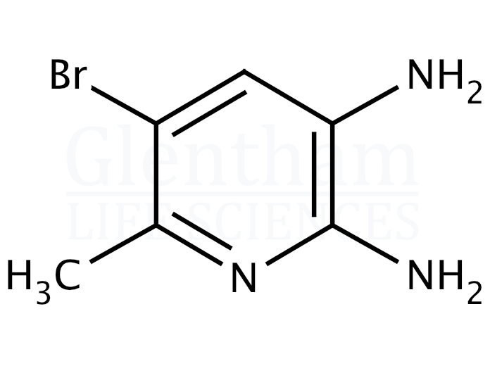 Structure for 2,3-Diamino-5-bromo-6-methylpyridine (2,3-Diamino-5-bromo-6-picoline)