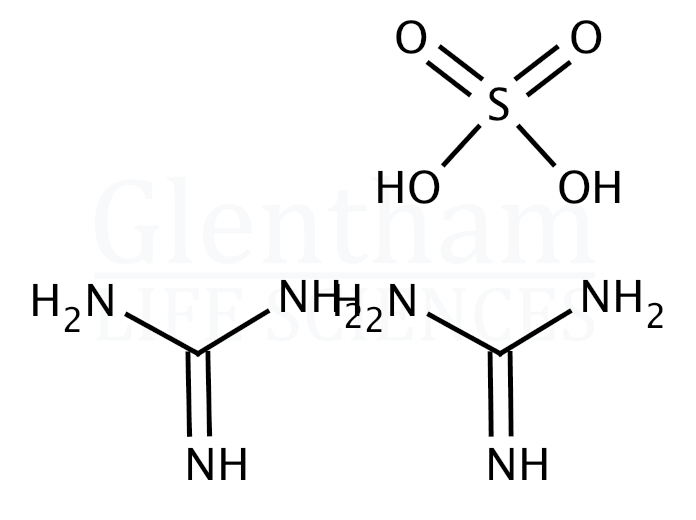 Structure for  Guanidine sulfate  (594-14-9)