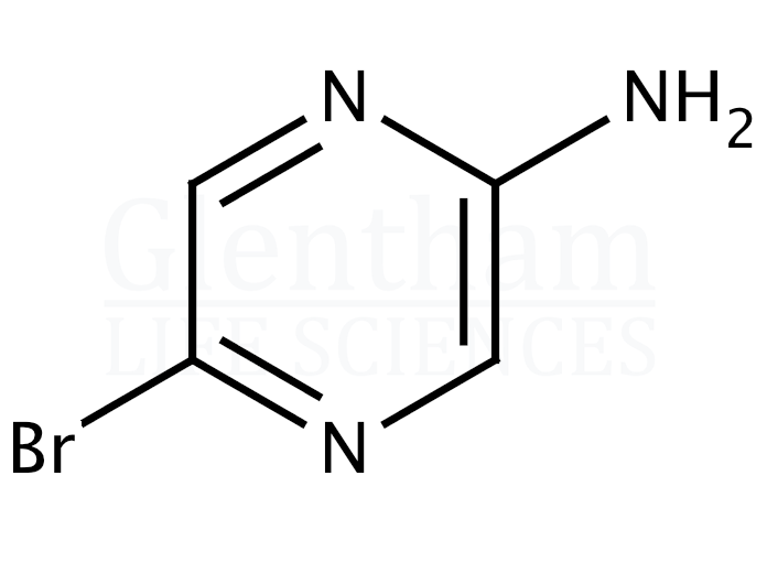 2-Amino-5-bromopyrazine Structure