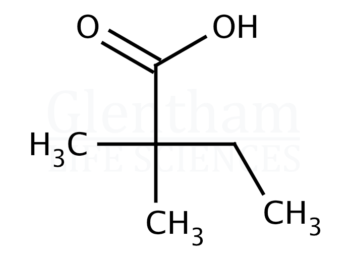 2,2-Dimethylbutyric acid Structure