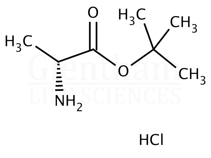 D-Alanine tert-butyl ester hydrochloride Structure