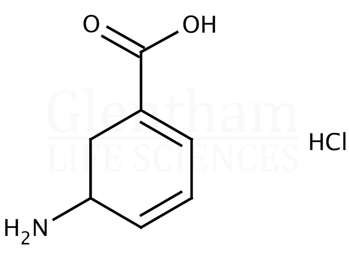 3-Amino-2,3-dihydrobenzoic acid hydrochloride Structure