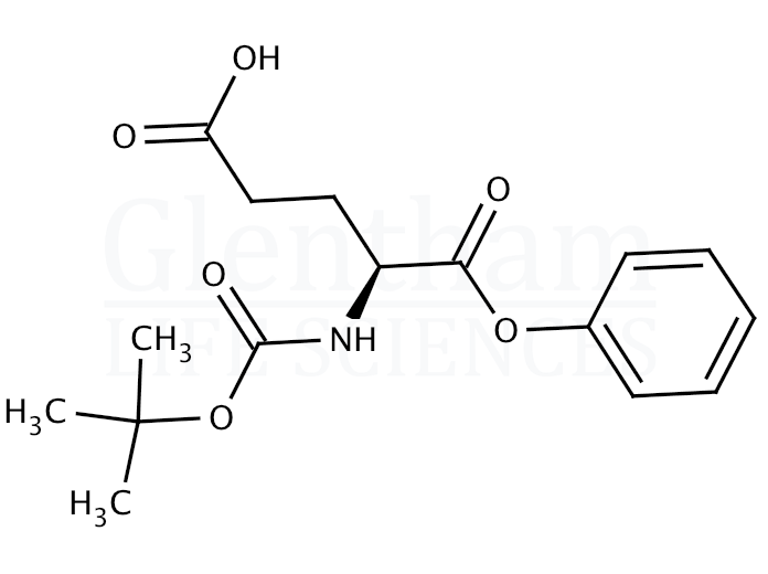 Structure for  Boc-Glu-OPh    (59587-94-9)