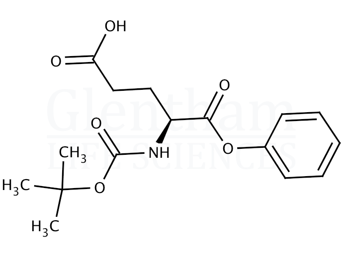 Boc-Glu-OPh   Structure