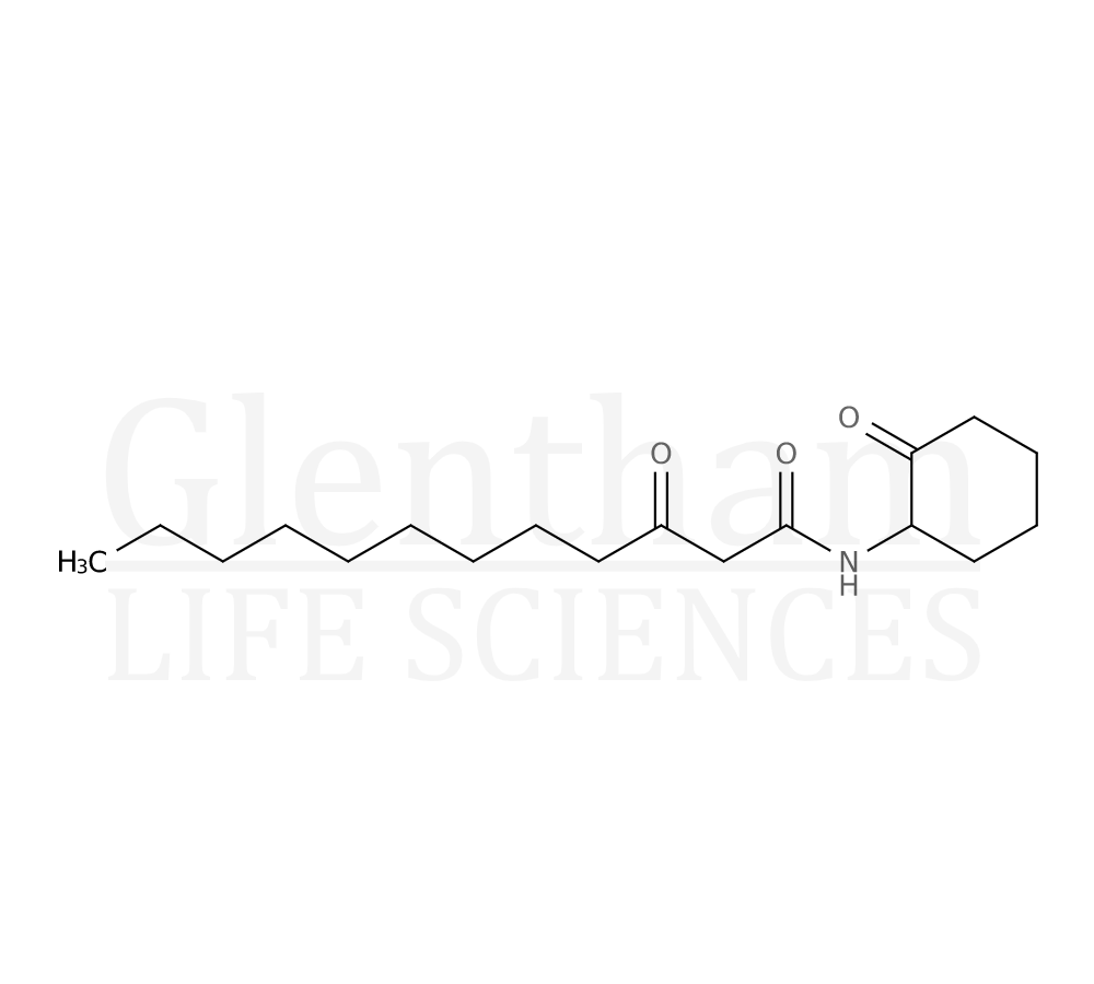 Structure for  3-Oxo-dodecan-(2-aminocyclohexanone)  (596104-55-1)