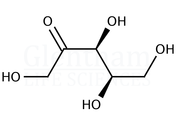 Threo-2-pentulose (9CI) Structure
