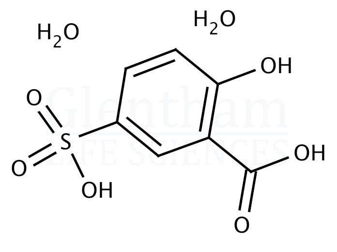 Strcuture for 5-Sulfosalicylic acid dihydrate