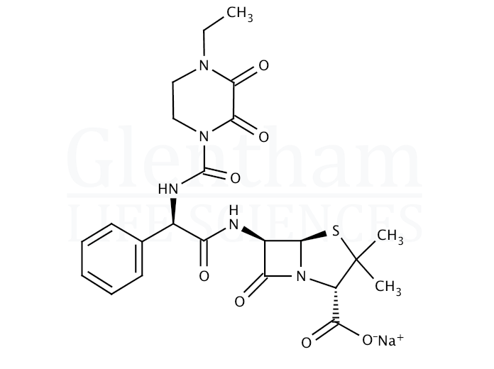 Structure for Piperacillin sodium salt