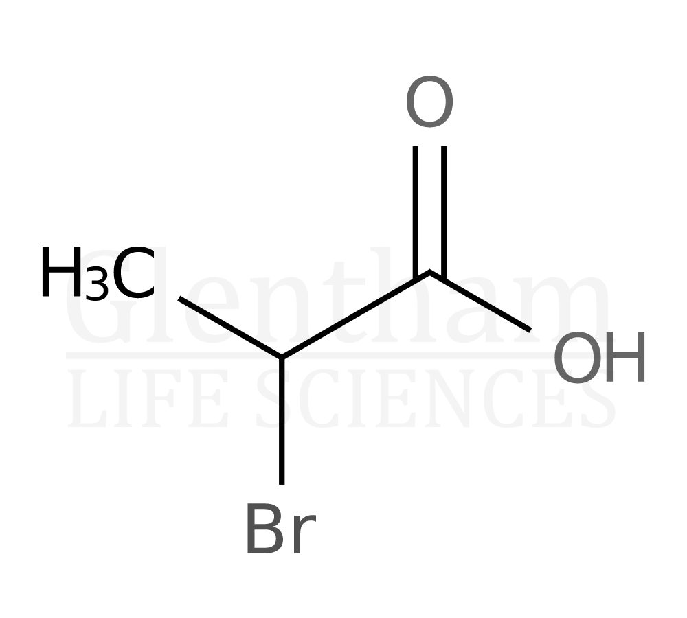 2-Bromopropanoic acid Structure