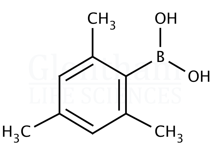 2,4,6-Trimethylphenylboronic acid Structure