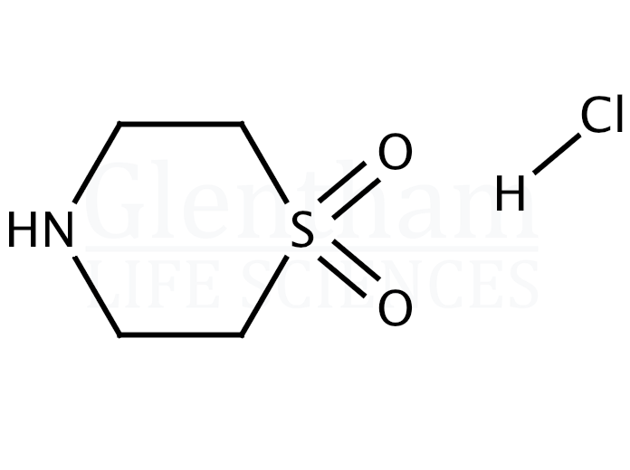 Structure for Thiomorpholine-1,1-dioxide hydrochloride