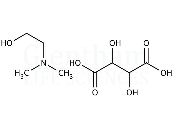 Structure for 2-Dimethylaminoethanol (+)-bitartrate salt