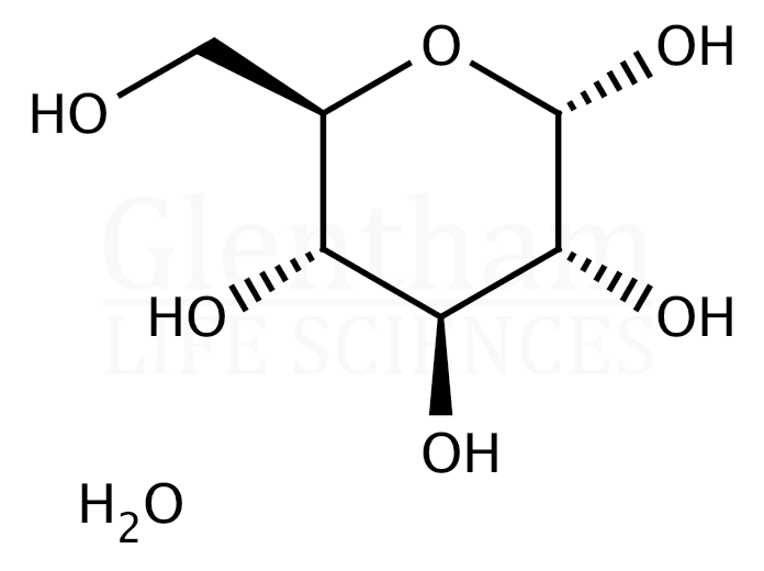 Structure for D-(+)-Glucose monohydrate (14431-43-7)