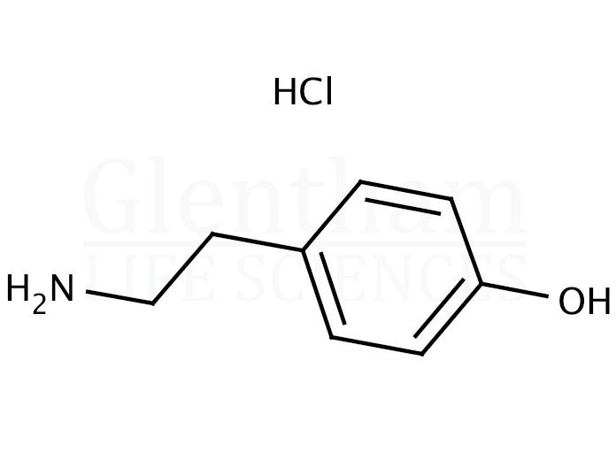 Structure for Tyramine hydrochloride