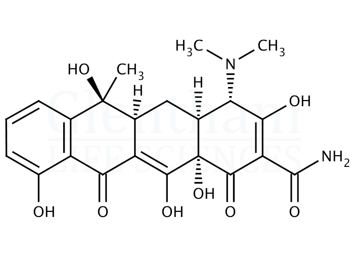 Tetracycline, EP grade Structure