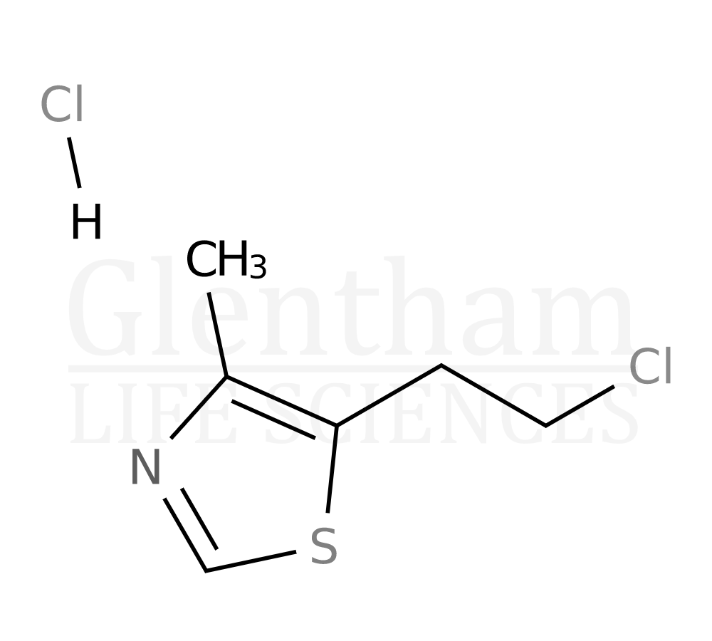 Chlormethiazole hydrochloride Structure