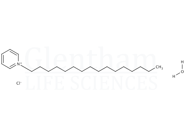 Structure for Cetylpyridinium chloride monohydrate, USP grade