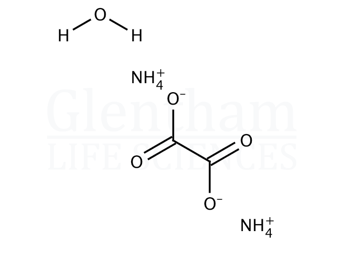 Ammonium oxalate, monohydrate, 98% Structure