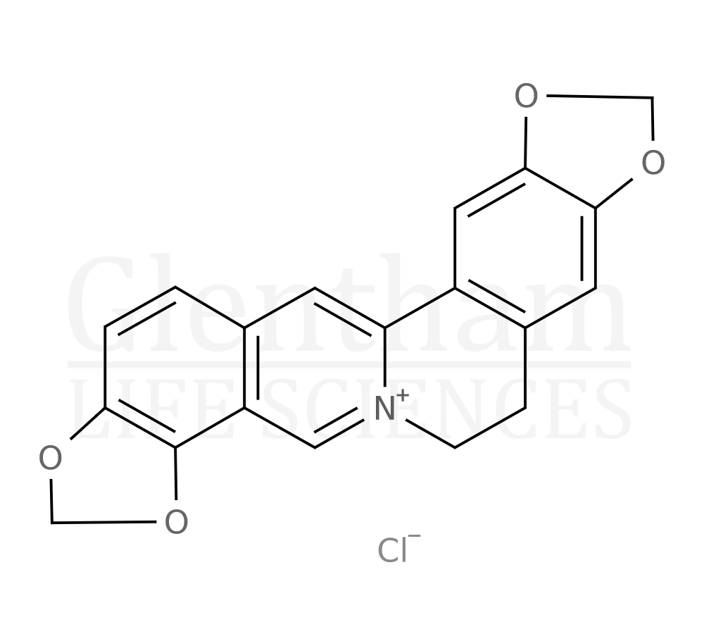 Coptisine Chloride Structure