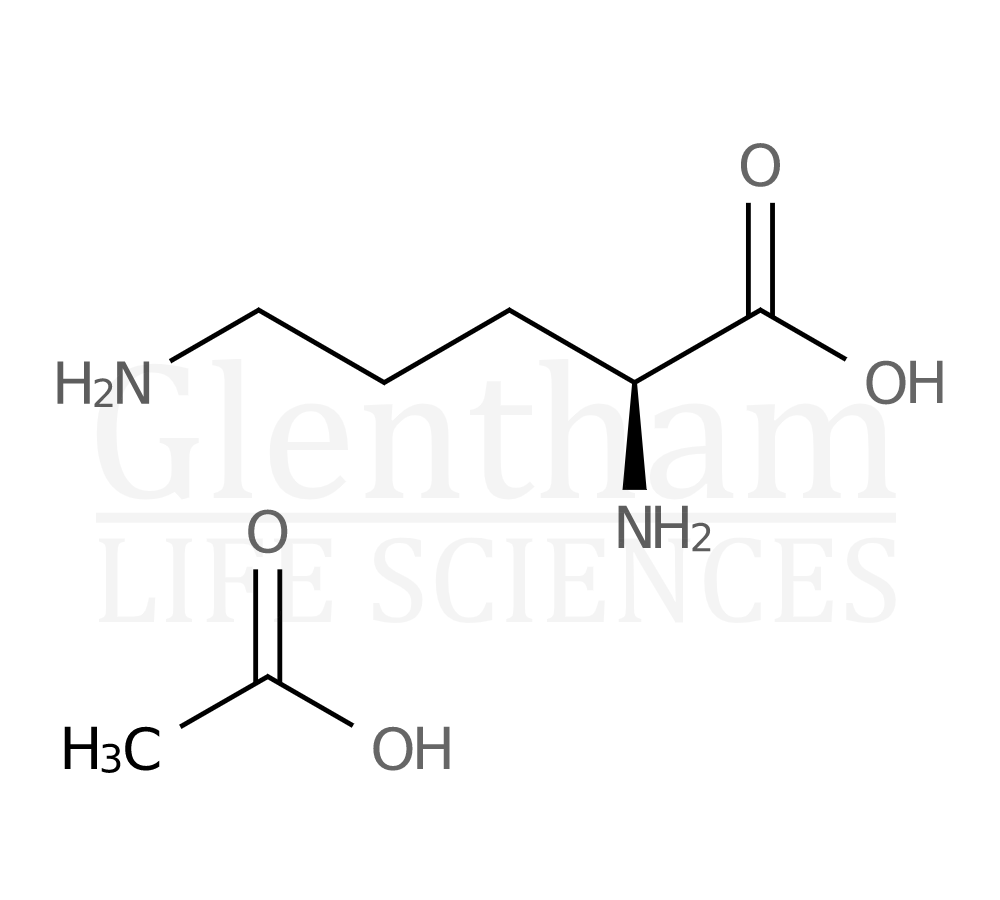 L-Ornithine acetate Structure