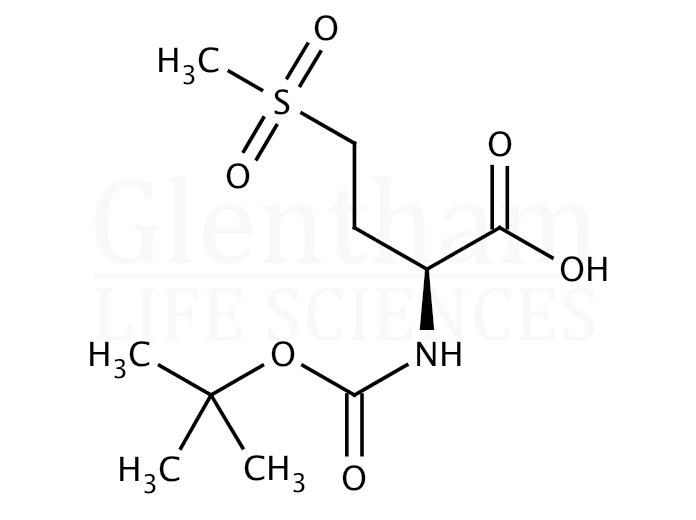 Structure for Boc-Met(O2)-OH    (60280-45-7)