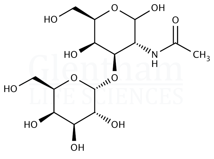 Structure for 2-Acetamido-2-deoxy-3-O-(a-D-galactopyranosyl)-D-galactopyranose
