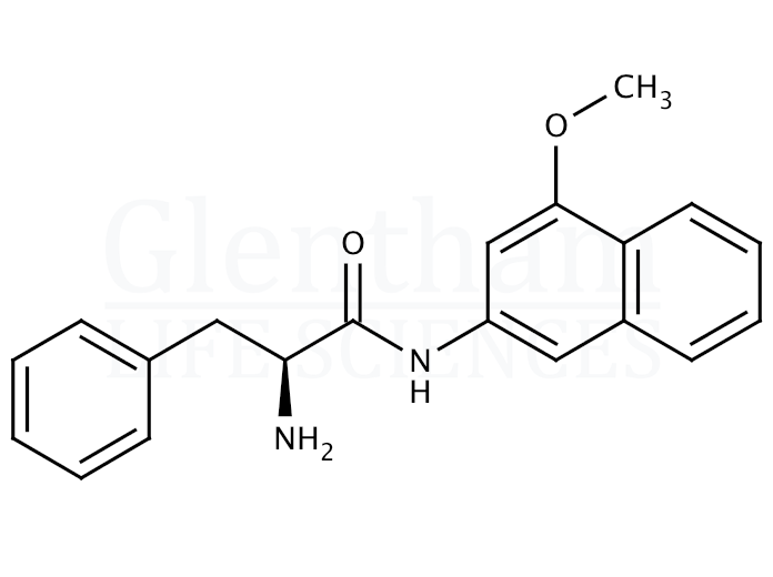 L-Phenylalanine 4-methoxy-beta-naphthylamide Structure