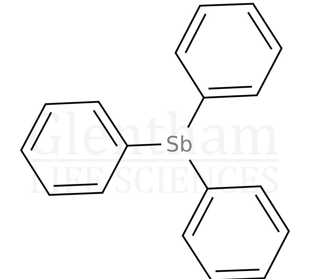 Structure for Triphenylantimony, 98%