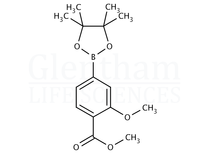 3-Methoxy-4-methoxycarbonylphenylboronic acid Structure