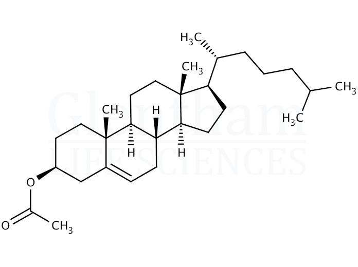 Cholesteryl acetate Structure