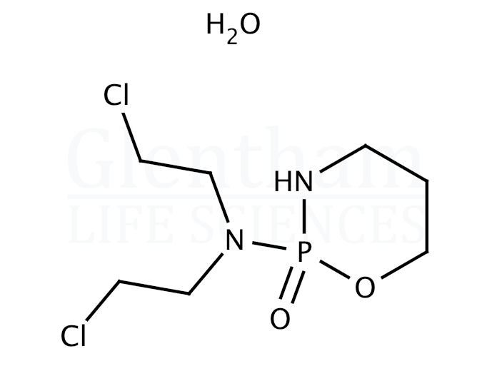 Cyclophosphamide monohydrate, EP grade Structure