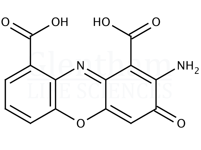 Cinnabarinic Acid Structure