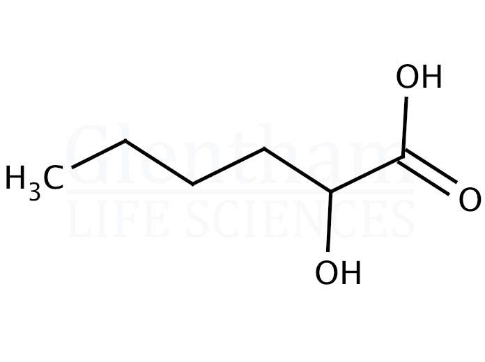 2-Hydroxyhexanoic acid  Structure