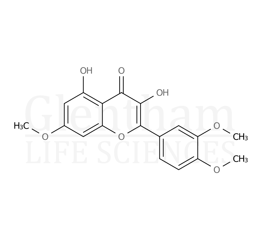 Structure for 3'',4'',7-Trimethoxyquercetin