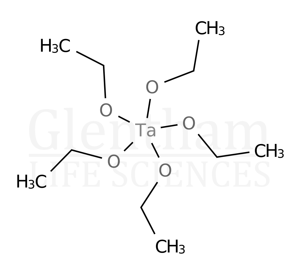 Tantalum(V) ethoxide, 99.99% Structure