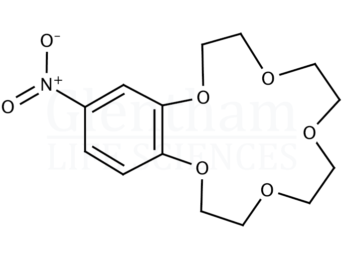 Nitrobenzo-15-Crown-5 Structure