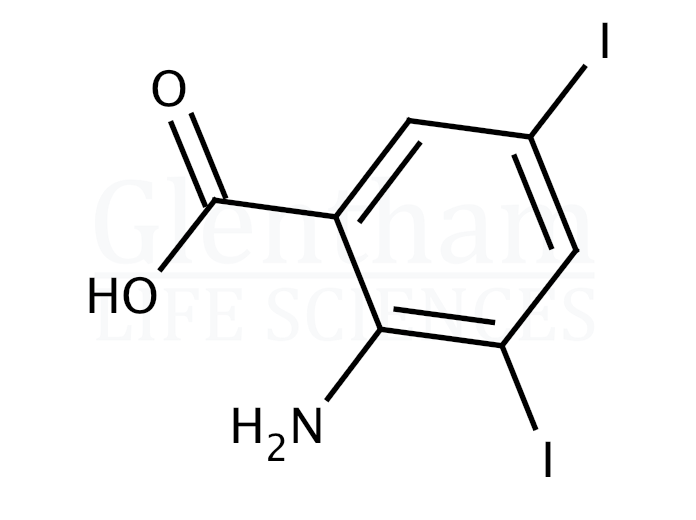 Structure for 3,5-Diiodoanthranilic acid 