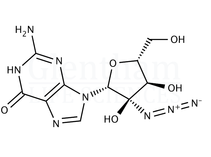 2''-Azido-2''-deoxyguanosine Structure