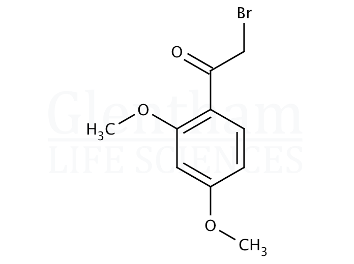 2-Bromo-2'',4''-dimethoxyacetophenone Structure