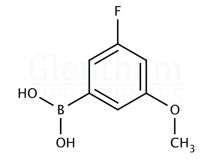 Structure for 3-Fluoro-5-methoxyphenylboronic acid