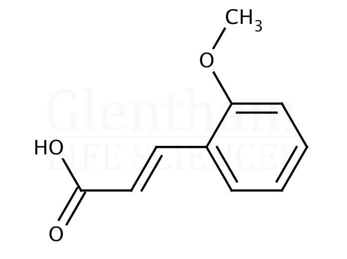 2-Methoxycinnamic acid Structure