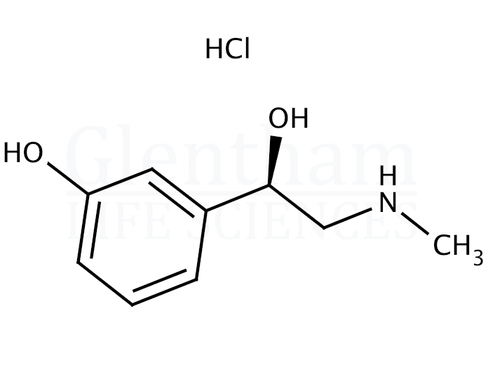 Large structure for (R)-(-)-Phenylephrine hydrochloride (61-76-7)