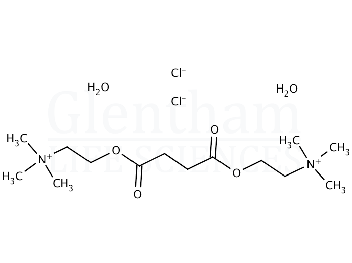 Succinylcholine chloride dihydrate Structure