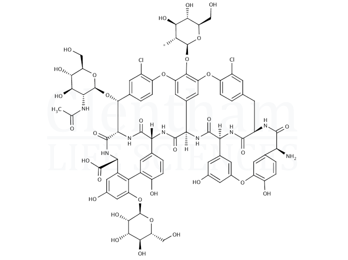 Structure for Teicoplanin (61036-62-2)